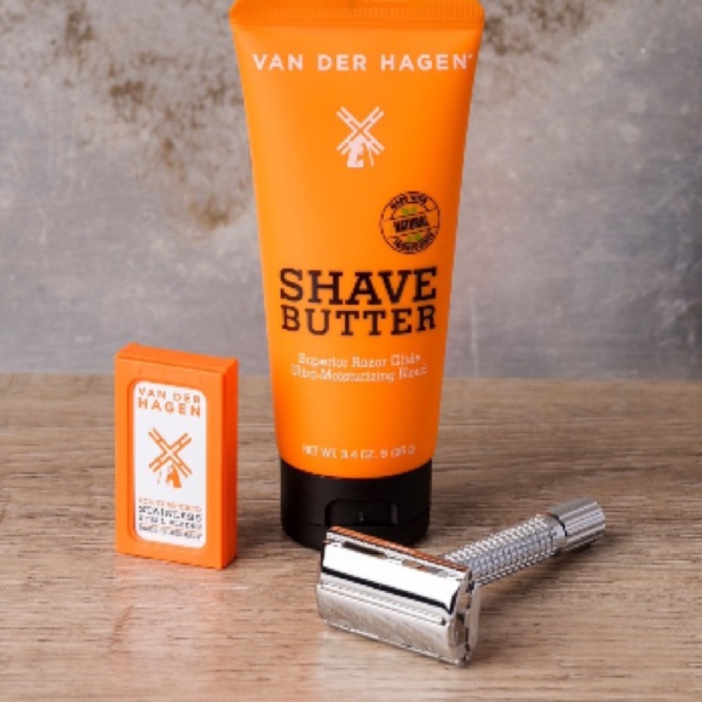 Van Der Hagen Twist Adjustable Safety Razor Set
